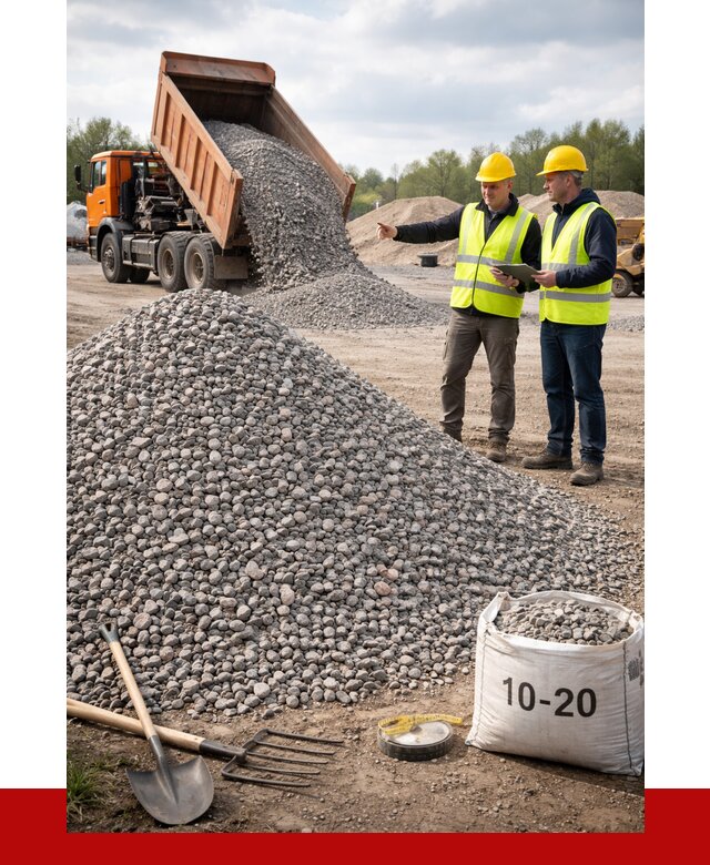 Гранитный щебень фракция 10-20 в Мегионе от 4379 руб.|ПРОНЕРУДМго
