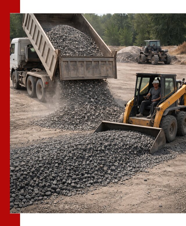 Гранитный щебень фракция 40-70 с доставкой в Мегионе