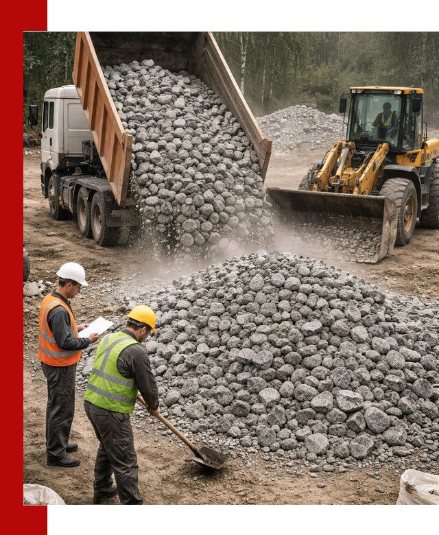 Гранитный щебень фракция 70-150 доставка в Мегионе