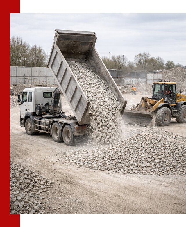 Доставка и продажа известнякового щебня в Мегионе