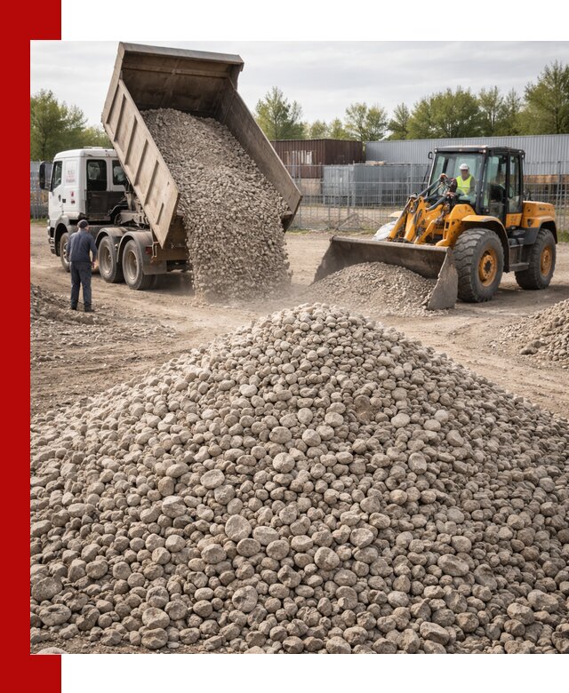 Доломитовый щебень фракции 20–41 с доставкой в Мегионе