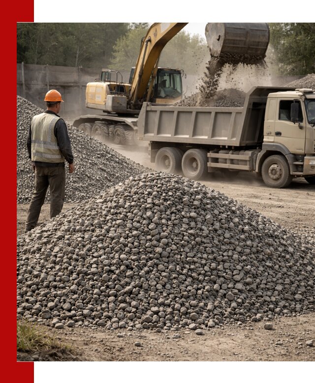 Шлаковый щебень фракция 5-20 с доставкой в Мегионе