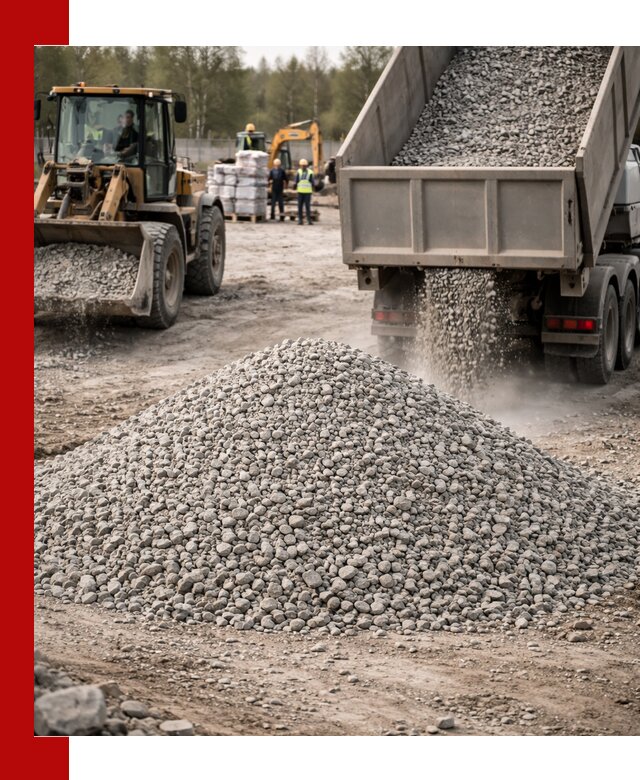 Вторичный щебень фракции 5-20 в Мегионе — доставка и продажа крупнотоннажно