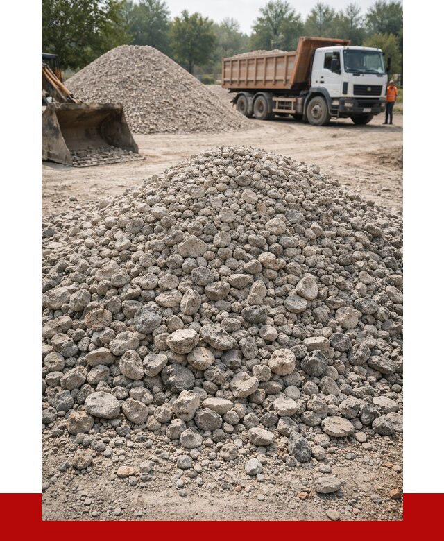 Вторичный щебень фракция 20-40 в Мегионе от 2294 р ПРОНЕРУДМго