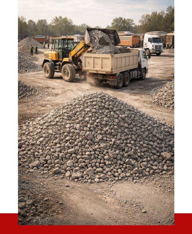 Вторичный щебень фракция 40-70 в Мегионе от 1814 р, ПРОНЕРУДМго