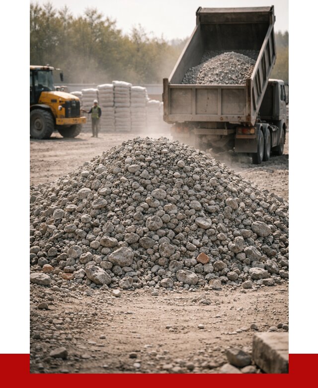 Вторичный щебень фракция 70-150 в Мегионе от 1460 р. | ПРОНЕРУДМго