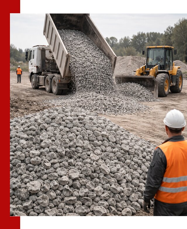 Доставка бетонного щебня фракции 20-40 в Мегионе