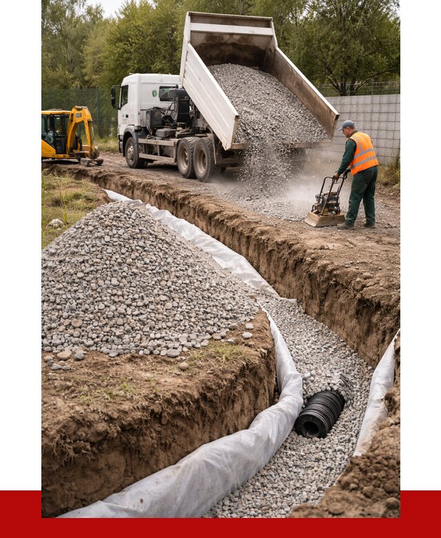 Щебень для дренажа в Мегионе от 1929 р., ПРОНЕРУДМго доставка