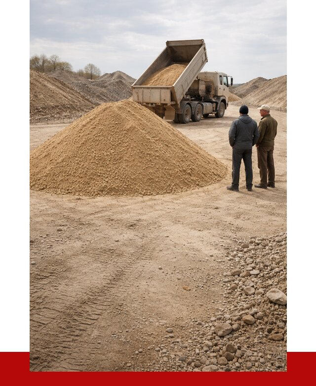 Карьерный песок крупнозернистый в Мегионе от 8861 р | ПРОНЕРУДМго