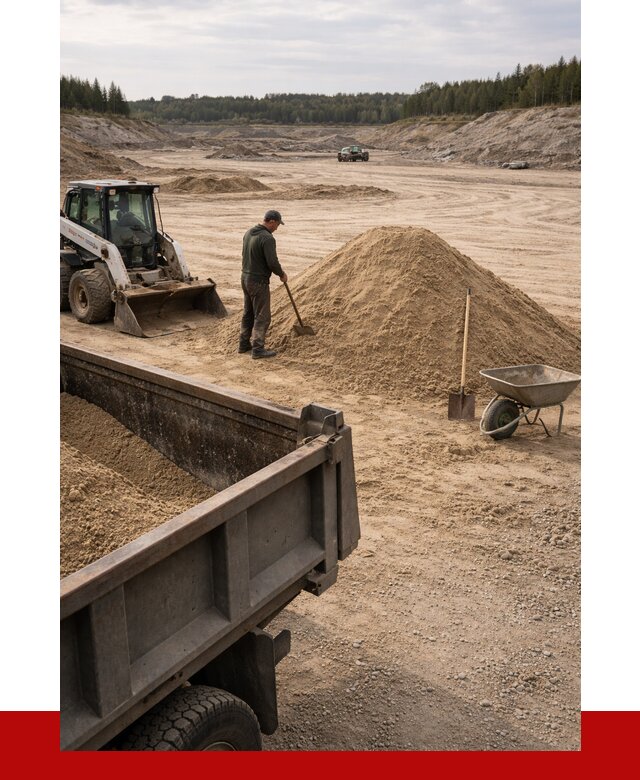 Карьерный песок среднезернистый в Мегионе, от 2294 р. ПРОНЕРУДМго