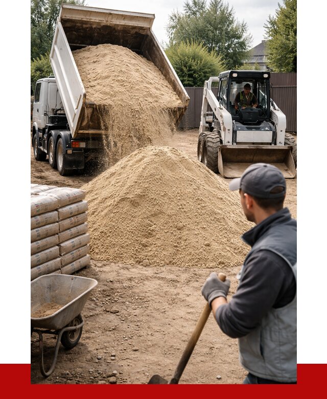 Мытый речной песок с доставкой в Мегионе от 1512 р. | ПРОНЕРУДМго
