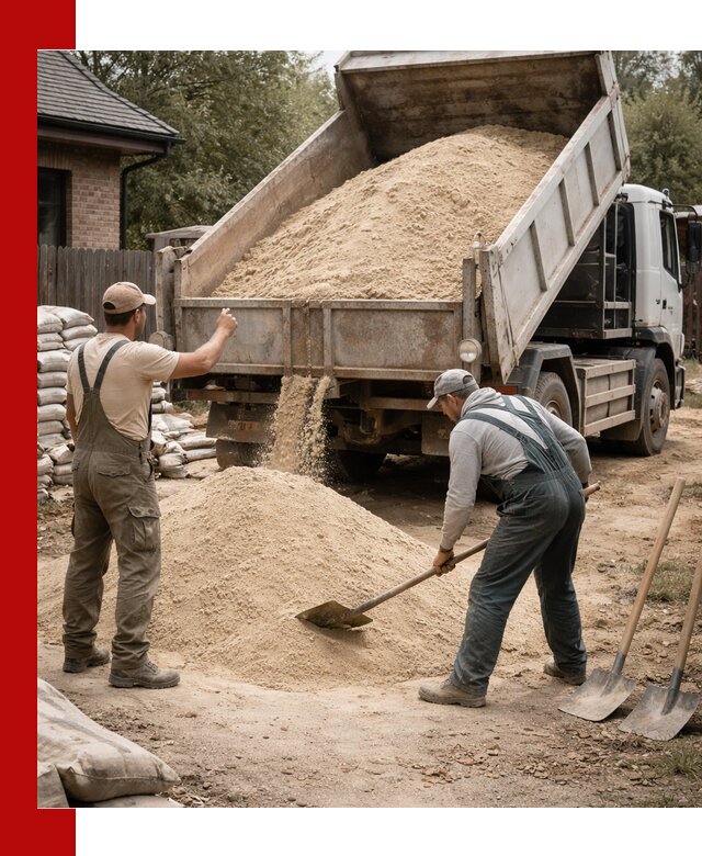 Песок для штукатурки с доставкой в Мегионе качественный и чистый