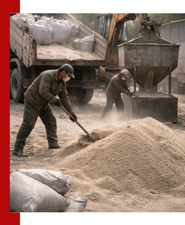 Кварцевый песок для пескоструя в Мегионе — доставка и качество