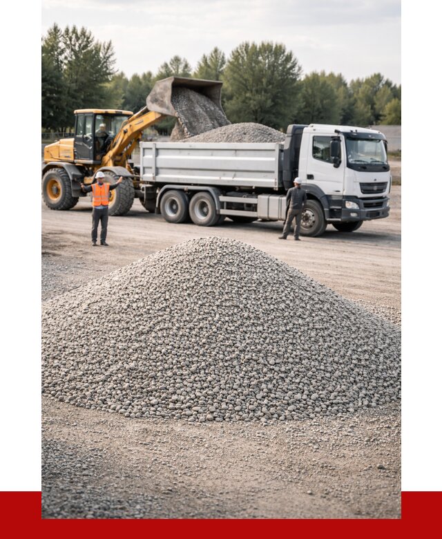 Купить мытый гравий в Мегионе от 3649 р, доставка ПРОНЕРУДМго