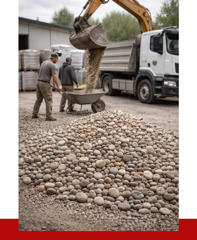 Галька декоративная в Мегионе от 3336 р. за куб | ПРОНЕРУДМго