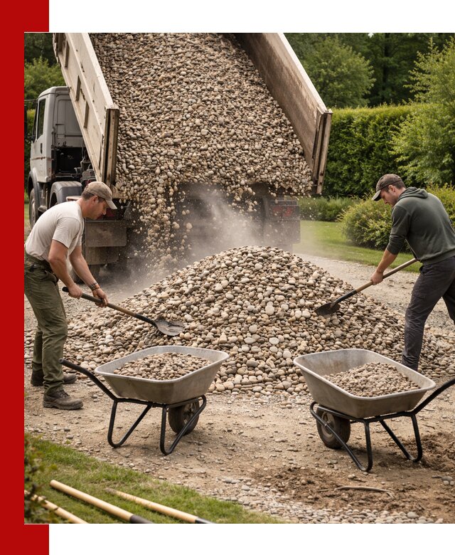 Доставка и продажа декоративной гальки в Мегионе