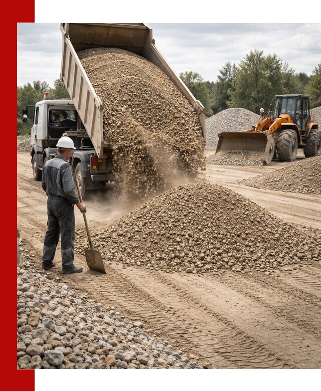 Доставка щпс С3 в Мегионе самосвалами и бортовыми грузовиками