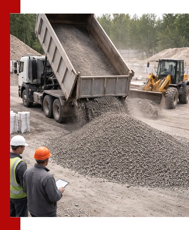 Доставка и продажа гранитного отсева 0-10 в Мегионе