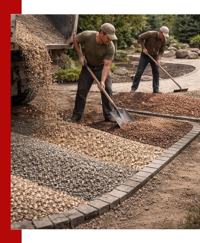 Декоративная крошка для ландшафта в Мегионе — продажа и доставка