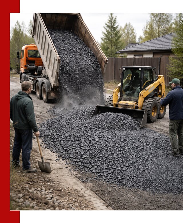 Крошка габбро с доставкой в Мегионе для строительных работ