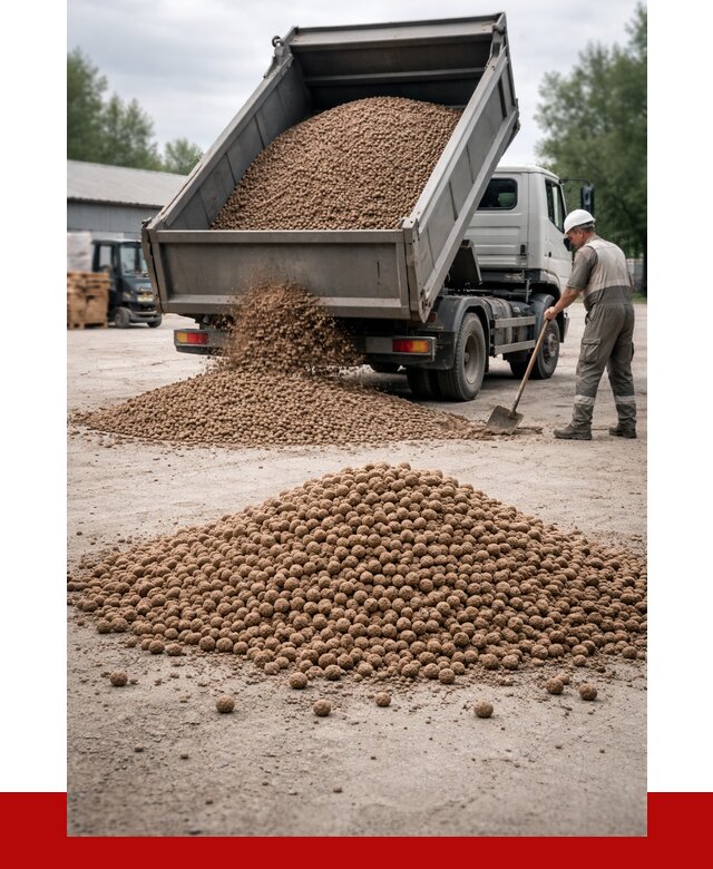 Керамзит с доставкой в Мегионе от 4379 р. за м3 | ПРОНЕРУДМго