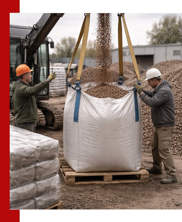 Керамзит в биг-бегах с доставкой в Мегионе