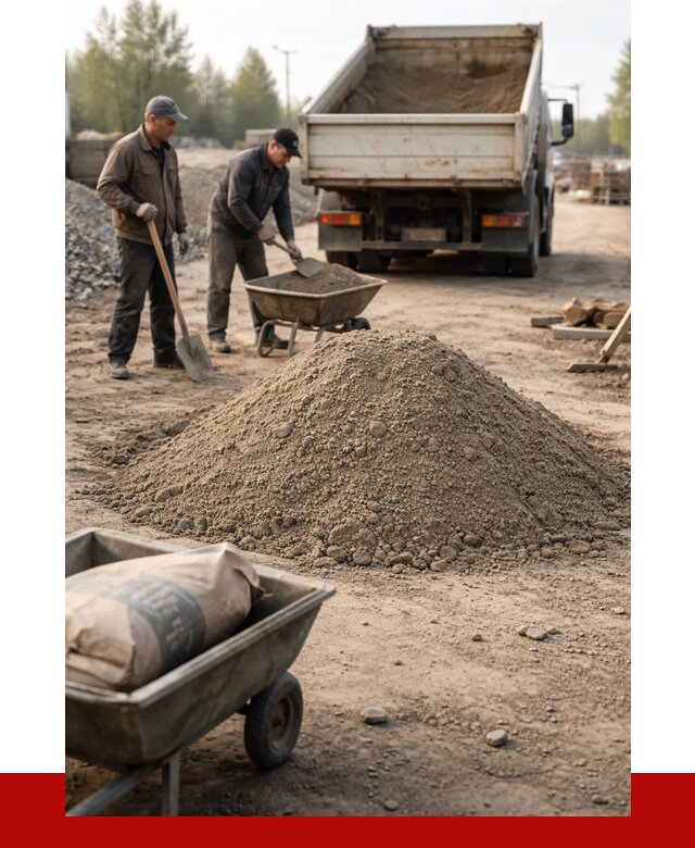 Цементно-песчаная смесь М150 в Мегионе от 4900 р. | ПРОНЕРУДМго