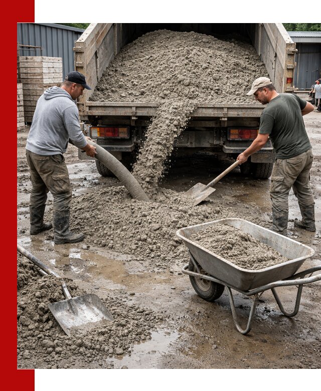 Цементно-песчаная смесь М150 доставка в Мегионе