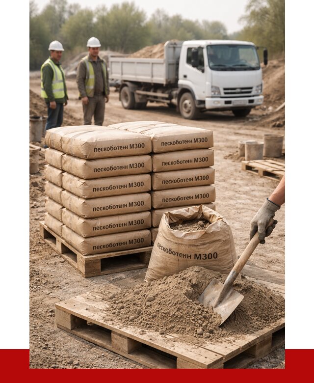 Пескобетон М300 в Мегионе с доставкой от 4848 р. за куб | ПРОНЕРУДМго