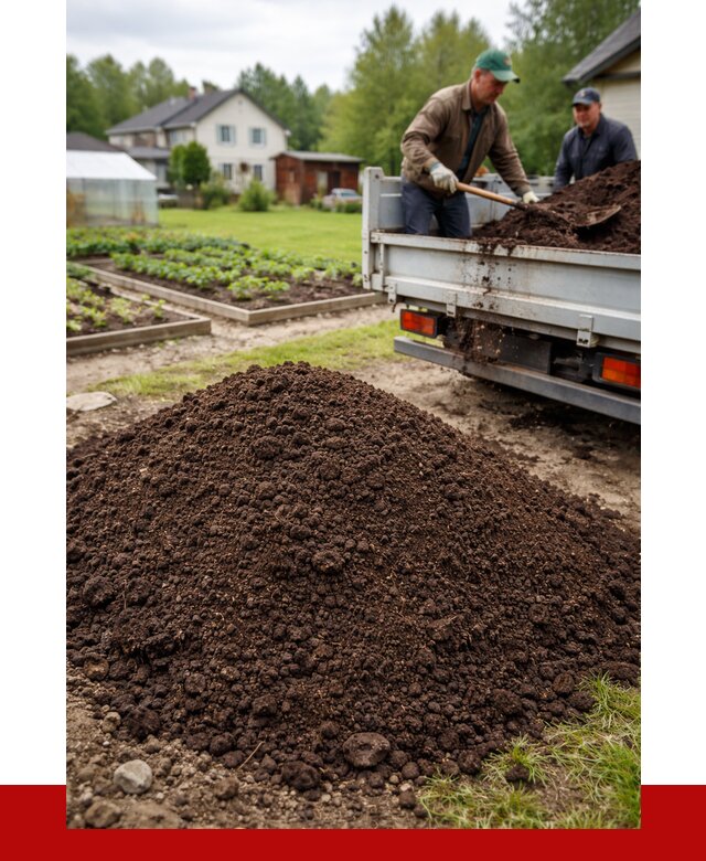 Плодородный грунт в Мегионе с доставкой от 4379 р. | ПРОНЕРУДМго