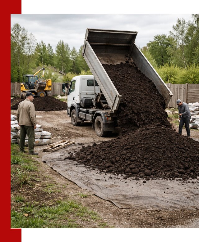 Доставка качественного почвогрунта в Мегионе оптом и в розницу