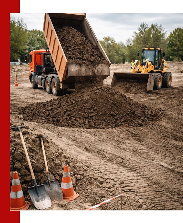 Поставка и доставка планировочного грунта в Мегионе
