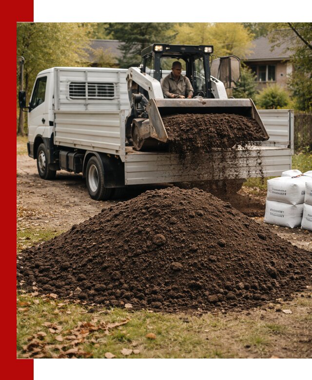 Доставка садовой земли в больших объёмах в Мегионе