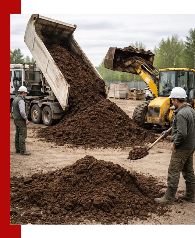 Доставка торфа оптом и в мешках в Мегионе