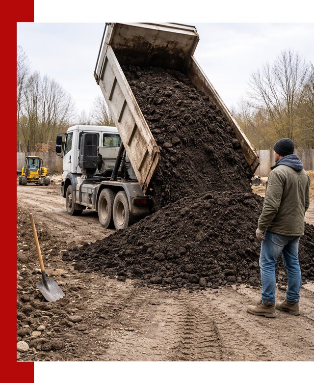 Доставка чернозема навалом в Мегионе быстро и выгодно