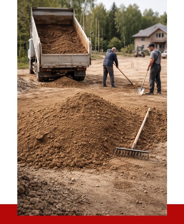 Суглинок для планировки в Мегионе с доставкой от 4379 р. | ПРОНЕРУДМго