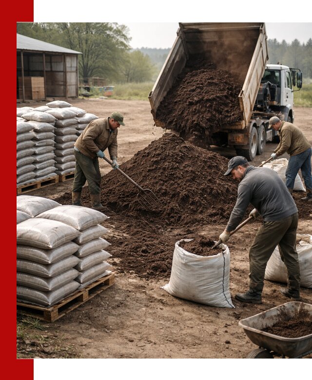 Доставка компоста оптом и в розницу в Мегионе