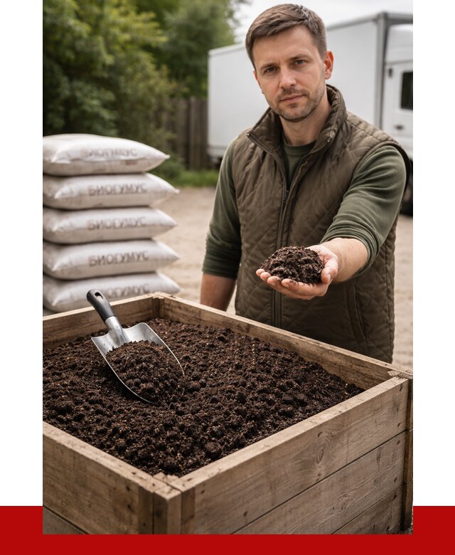 Купить биогумус в Мегионе с доставкой от 8861 р. за куб | ПРОНЕРУДМго