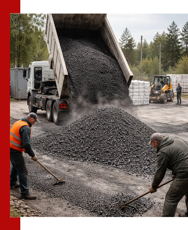 Доставка и продажа асфальтного гранулята в Мегионе