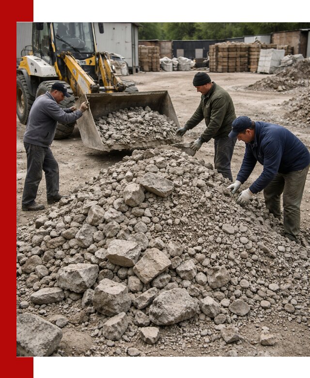 Демонтаж и вывоз бой бетона в Мегионе