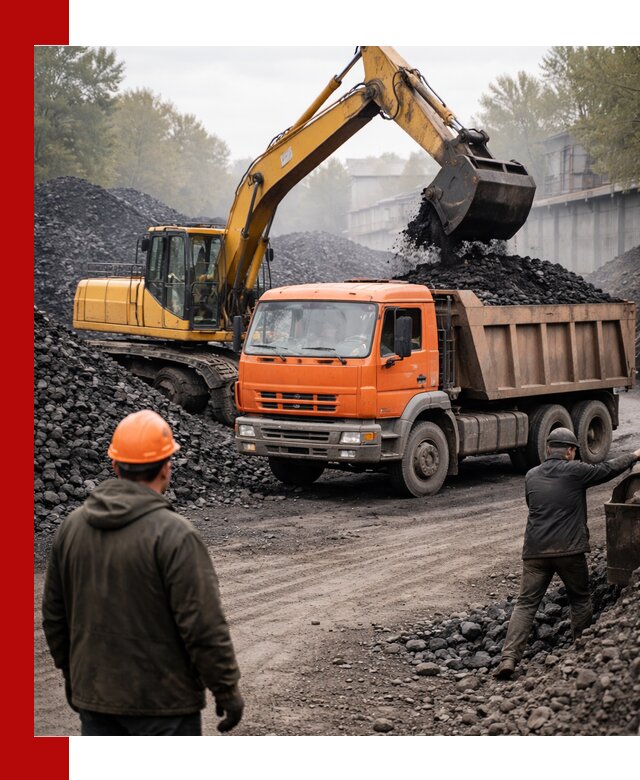 Доставка угля автотранспортом в Мегионе быстро и выгодно