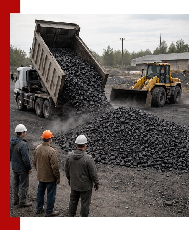 Доставка угля антрацита в Мегионе с самосвалами и погрузкой