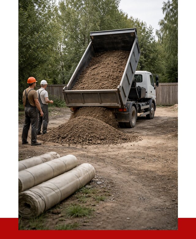 Доставка сыпучих материалов самосвалом в Мегион от 4379 р. | ПРОНЕРУДМго
