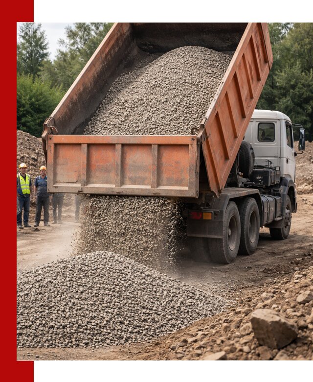 Доставка сыпучих материалов самосвалом в Мегионе быстро и надежно