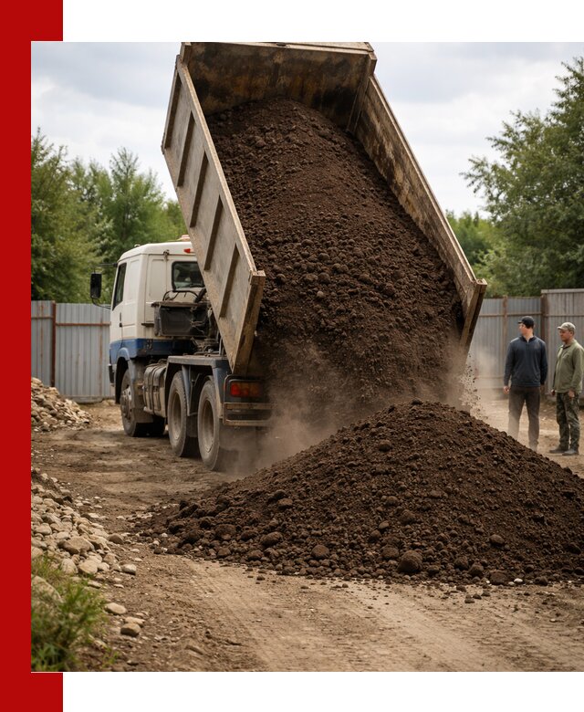 Доставка самосвалом 10 кубов в Мегионе быстро и надёжно