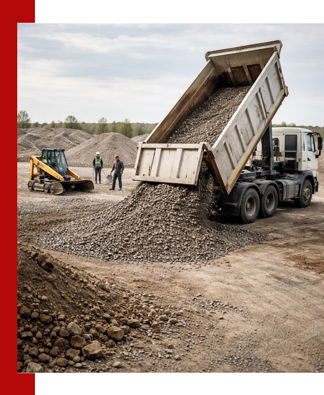 Доставка самосвалом 25 м³ в Мегионе быстро и надежно