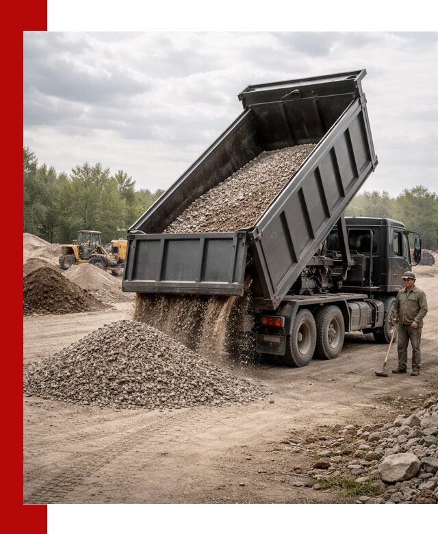 Доставка самосвалом 30 м3 по выгодным ценам в Мегионе