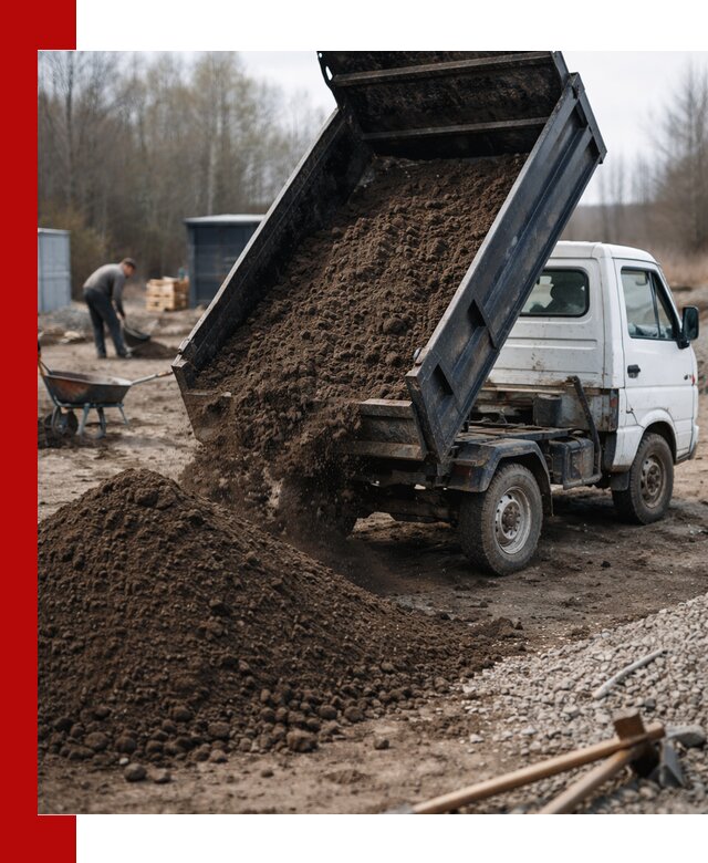 Аренда минисамосвала в Мегионе для доставки сыпучих материалов