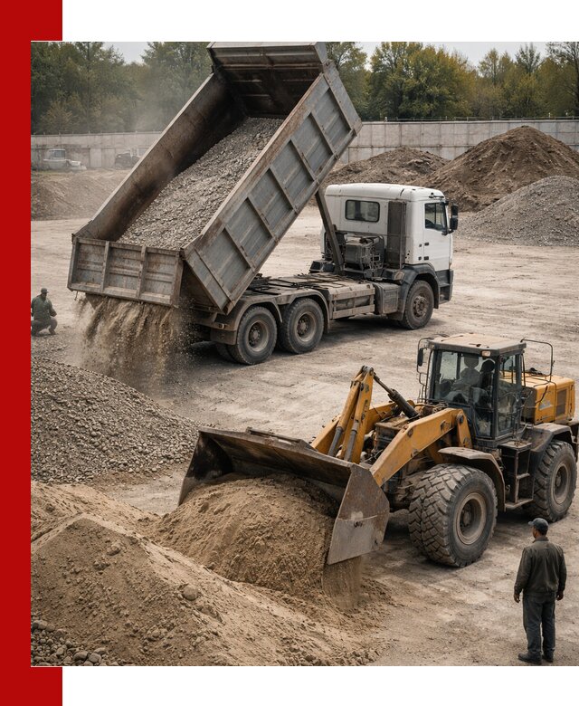 Перевозка сыпучих грузов самосвалами и бортовыми в Мегионе