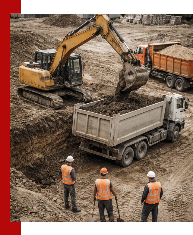 Разработка грунта для строительства и благоустройства в Мегионе